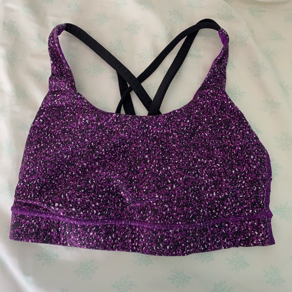 Lululemon purple sports bra, Size 4